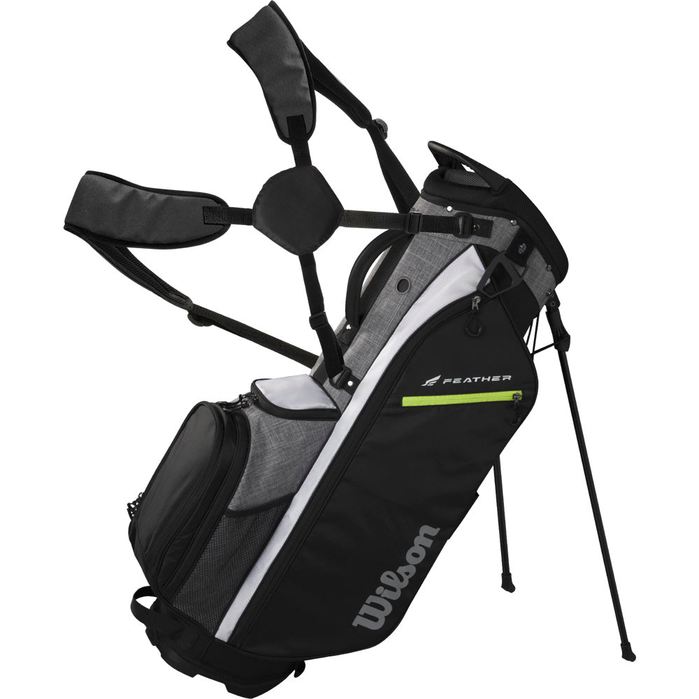 Wilson Feather Stand Bag – Black/Grey/White