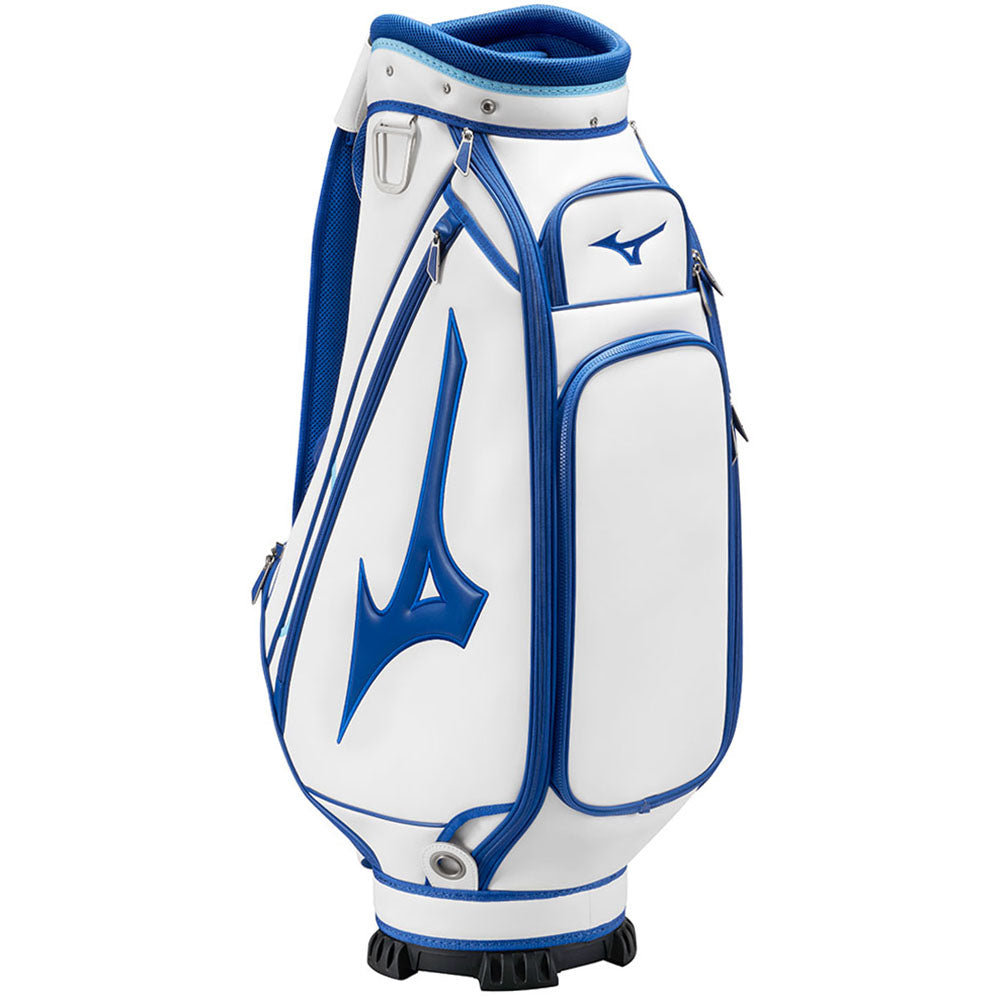 Mizuno Tour Staff Mid Bag – White/Blue