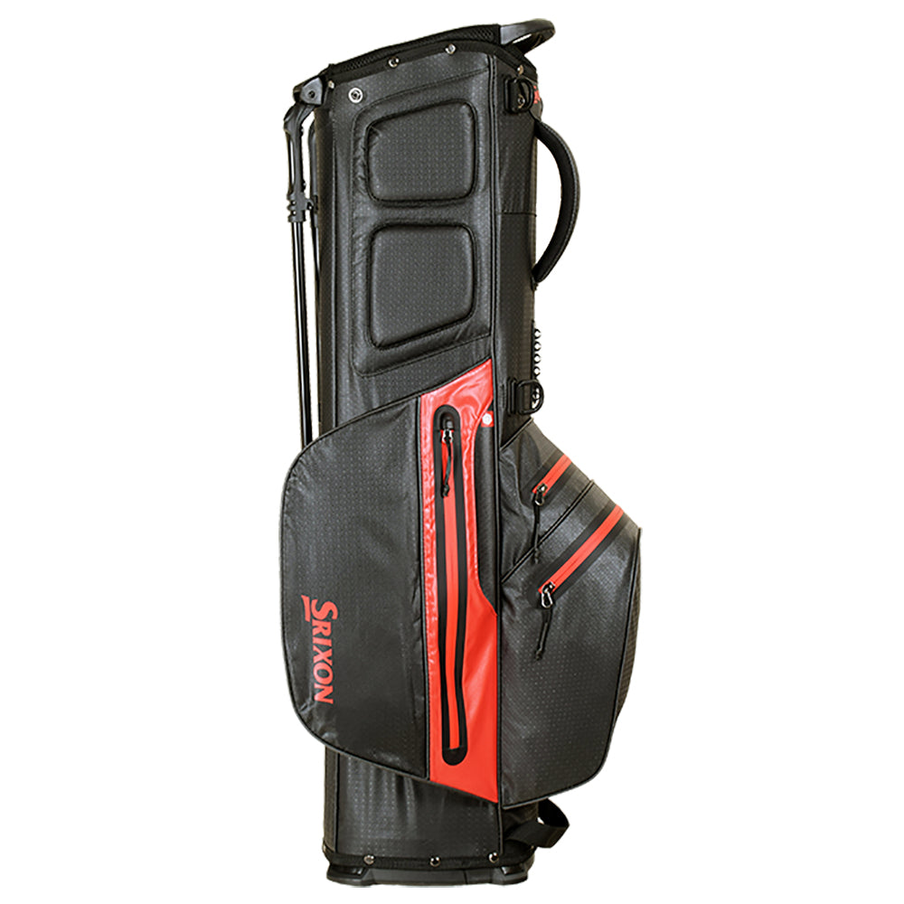 Srixon Weatherproof Waterproof Stand Bag – Black/Red