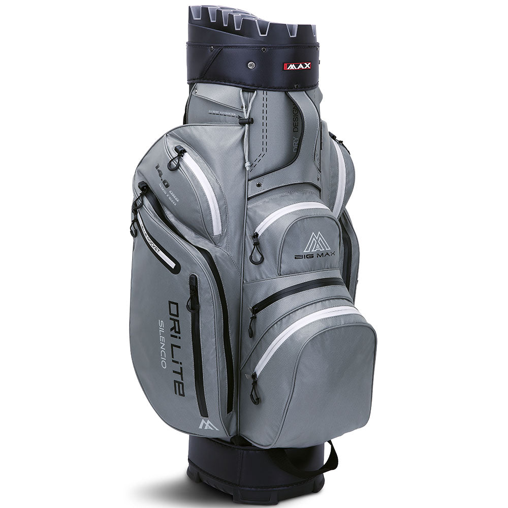 Big Max Dri Lite Silencio 2 Organiser Cart Bag – Grey/Black