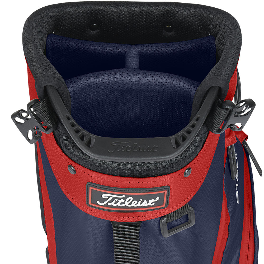 Titleist Players 4 StaDry Waterproof Stand Bag – Navy/White/Red