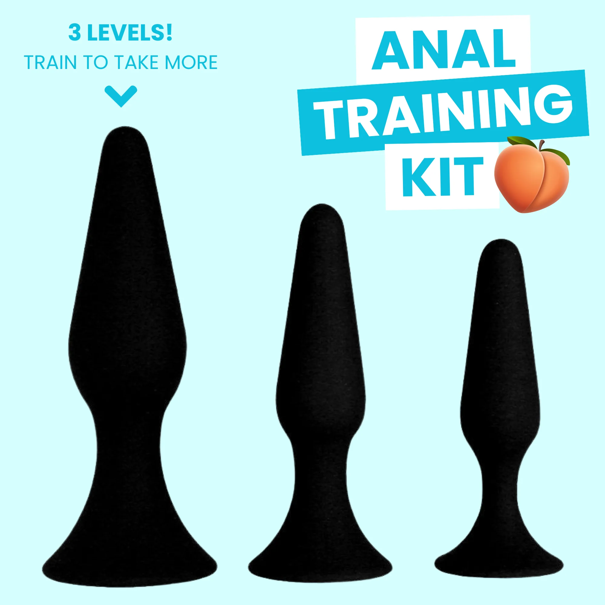 Silicone Anal Plug Kit