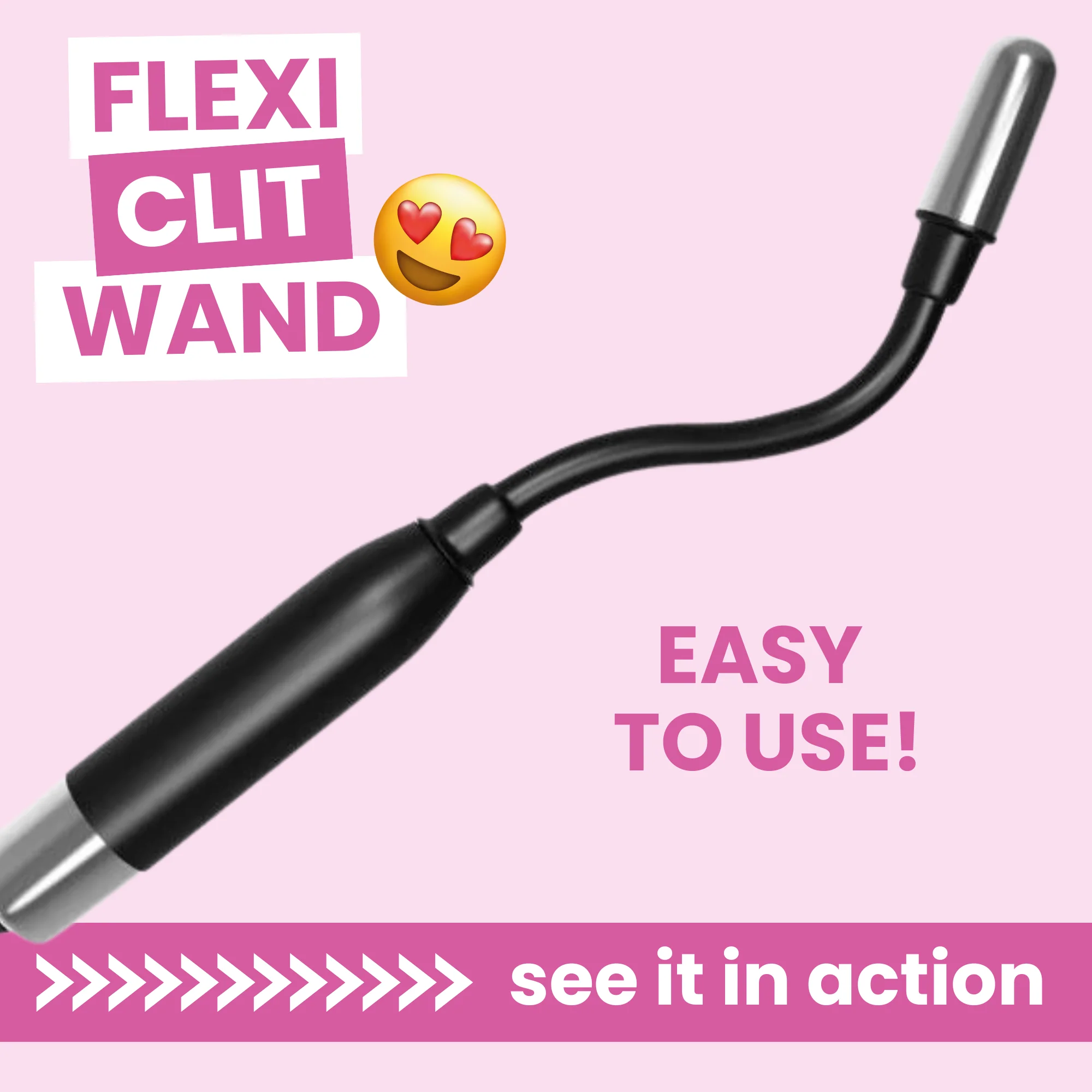 Flexi Clit Wand - Bends To Any Shape!