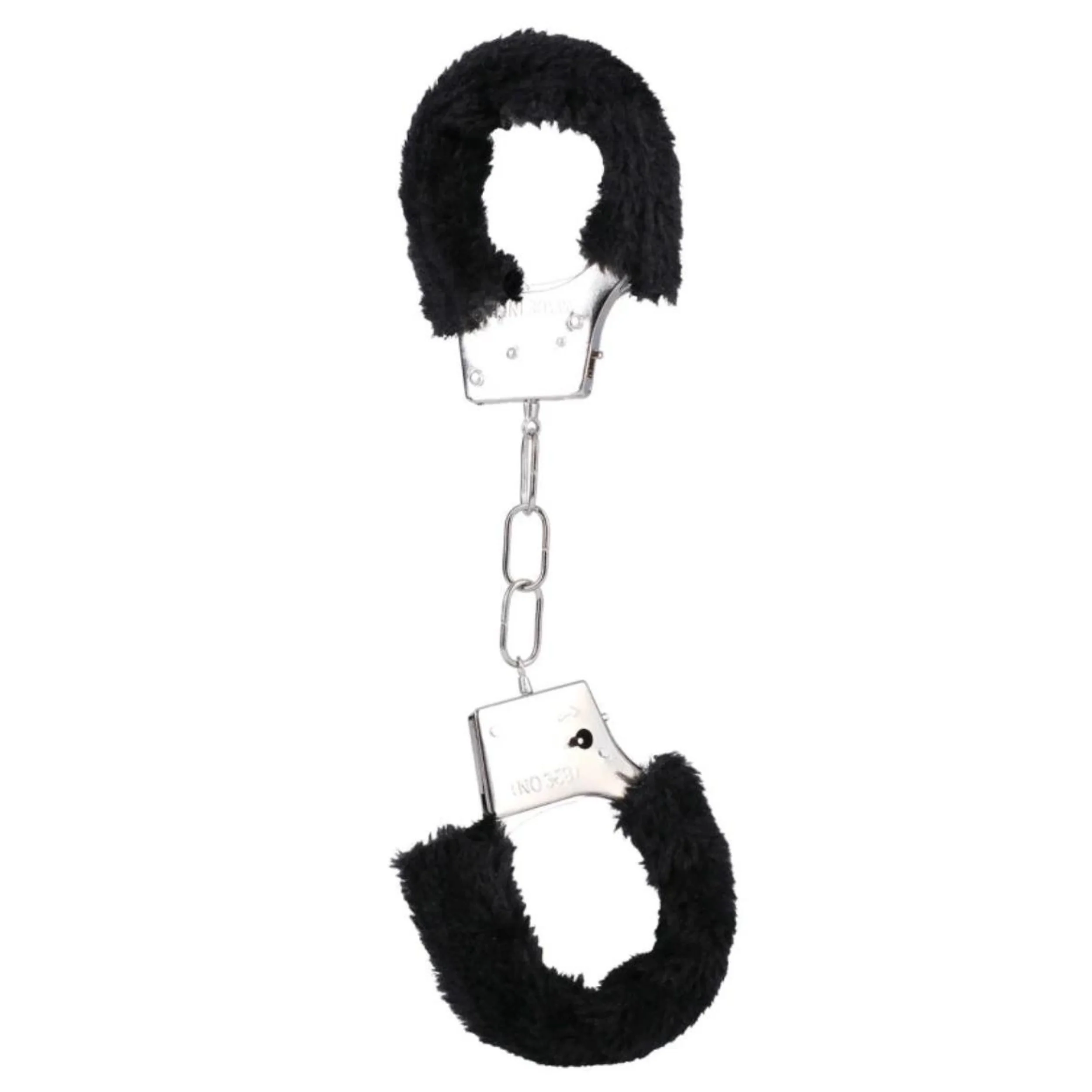 In a Bag Furry Handcuffs - Black