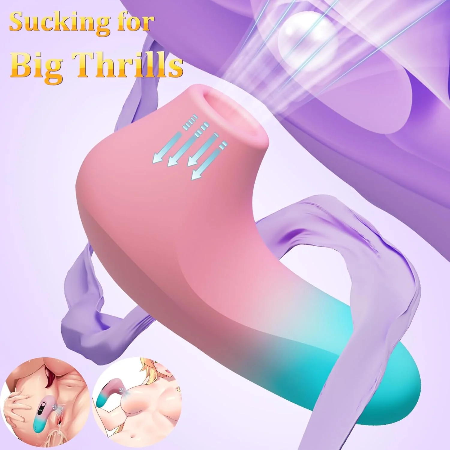 Tenera 2 – App Controlled Clit Suction Vibrator, Music/Video Syncing, Convenient Digital Display