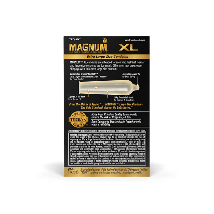 Trojan Magnum XL Condoms 12pk