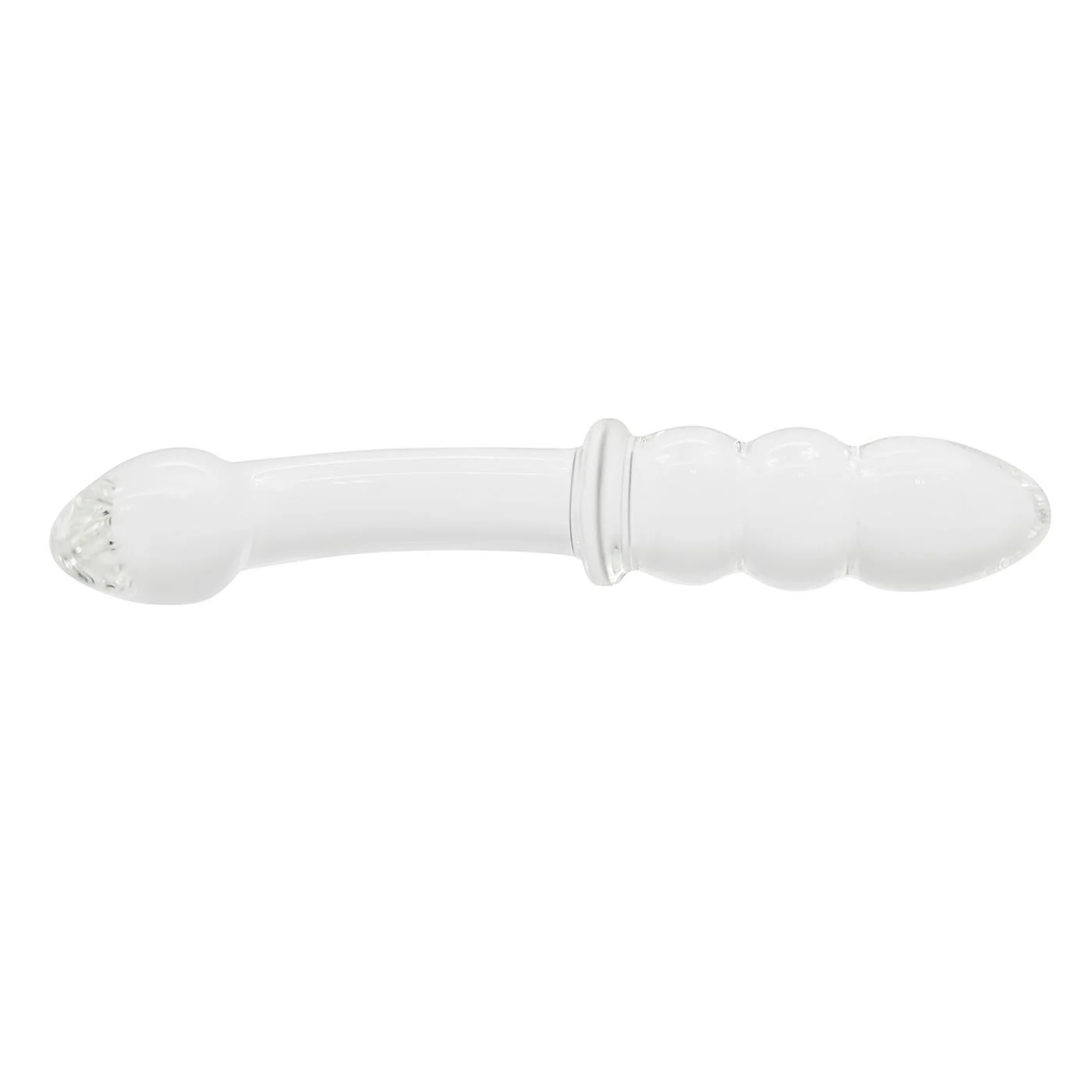 Dual-Ended Curved Glass G-Spot Dildo