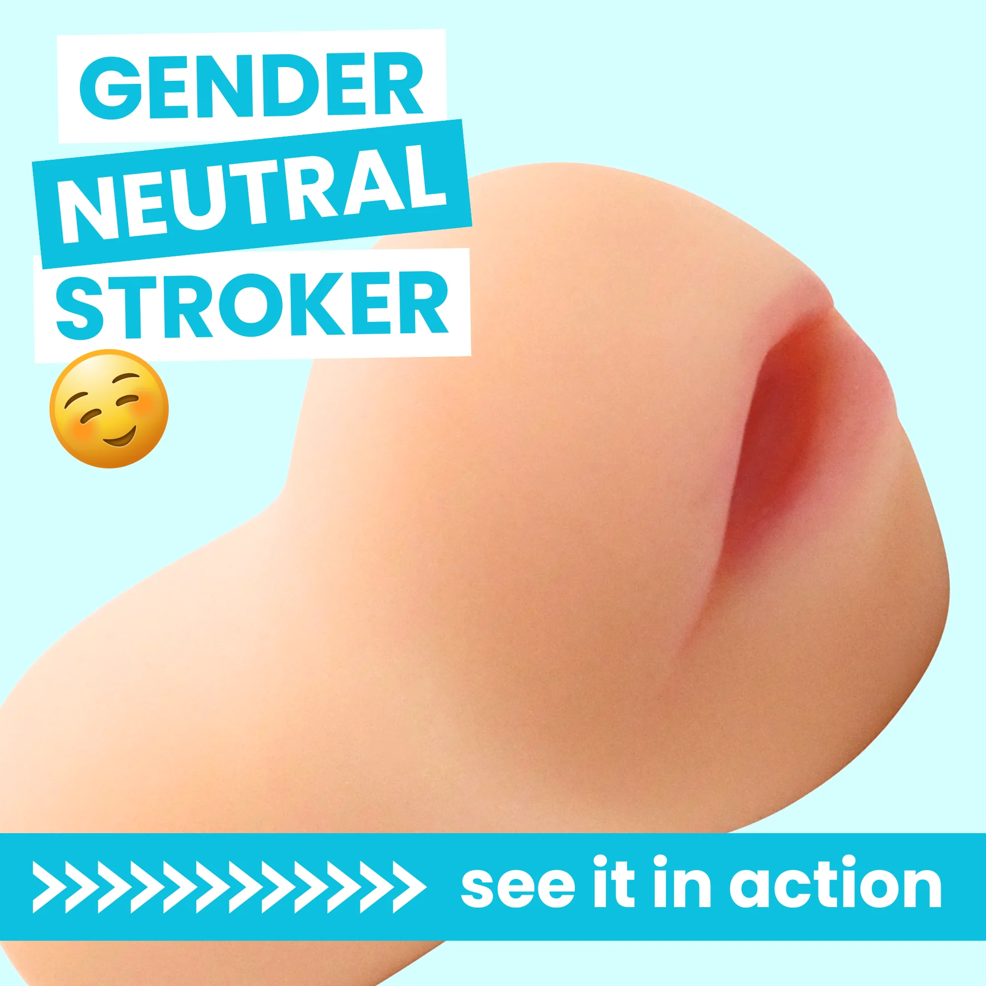 Super Tight & Realistic Mouth Blowjob Masturbator