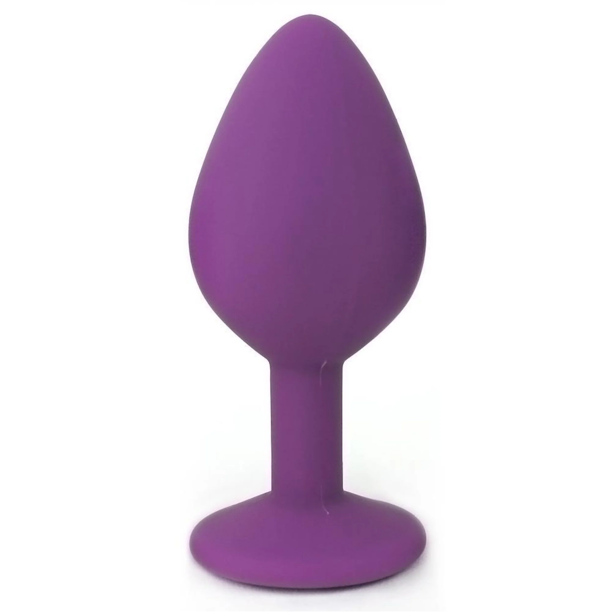 Silicone Jeweled Anal Plug - Available In 3 Sizes!