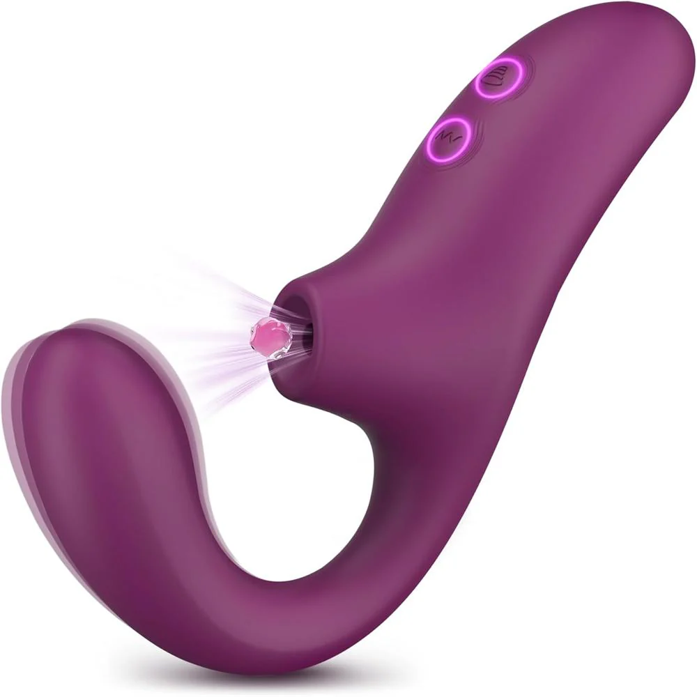 Mona Pro Dual Stimulation – Clit & G-Spot Suction Vibrator, Quiet, Powerful & Easy Use (<50 dB)