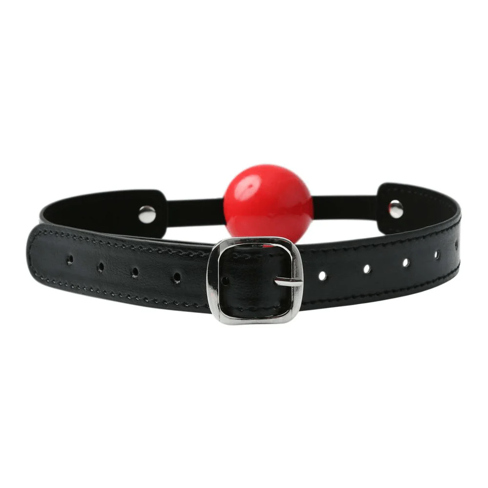 Sex And Mischief Solid Red Ball Gag