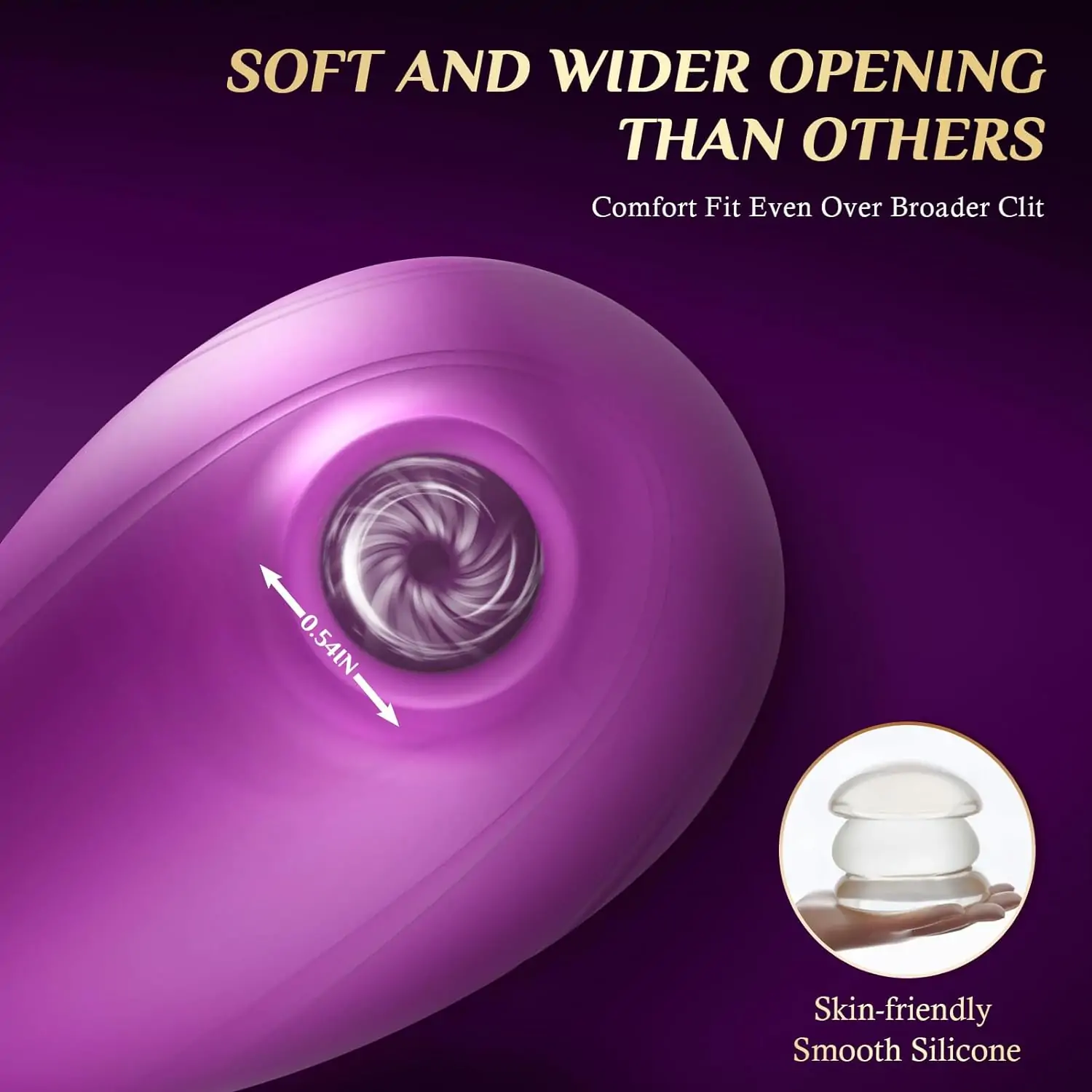Bellesa Pebble Mini Clitoral Suction Vibrator – Gentle Air-Pulse, 6 Modes & Discreet Design