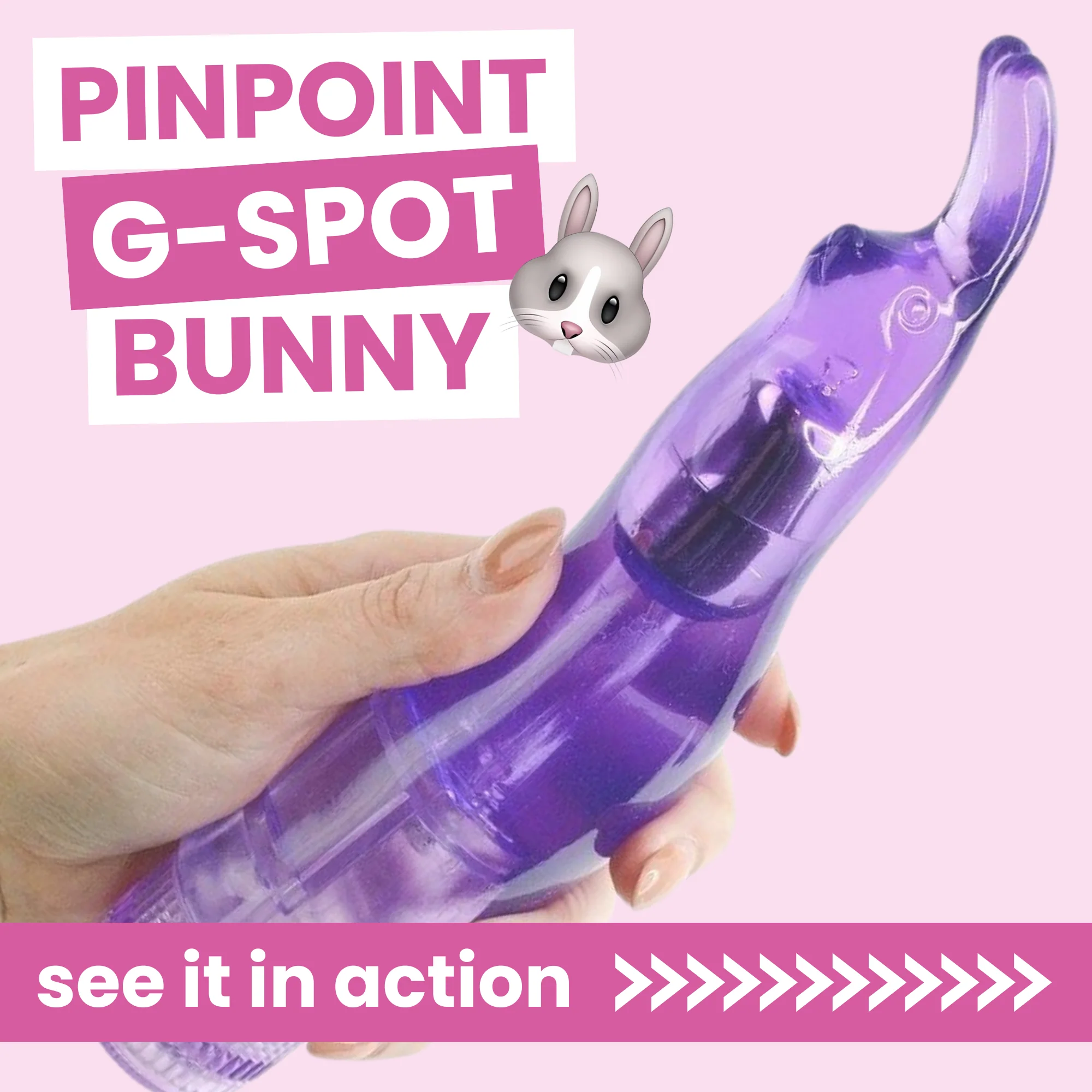 Power Rabbit Vibe with Clit Stimulating Bunny Ears