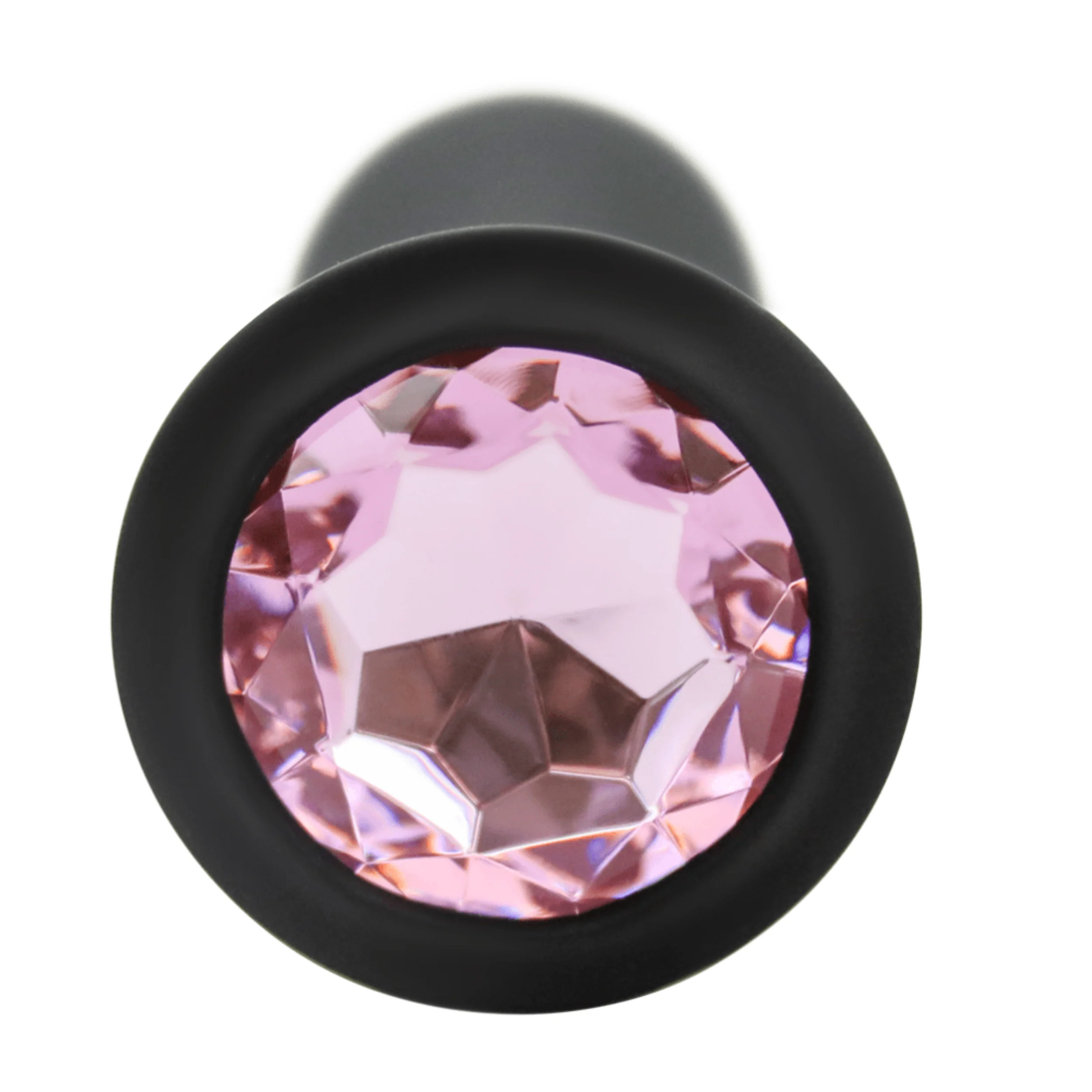 Bulbed Anal Plug with Jewel