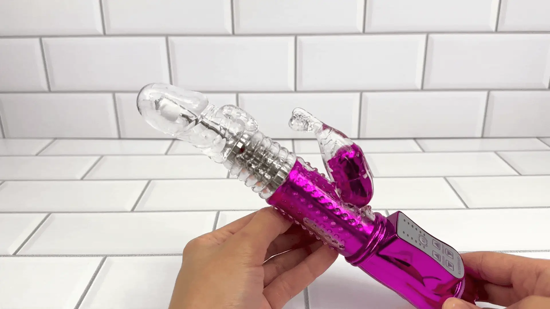 Rotating Dual-Action Vibrator