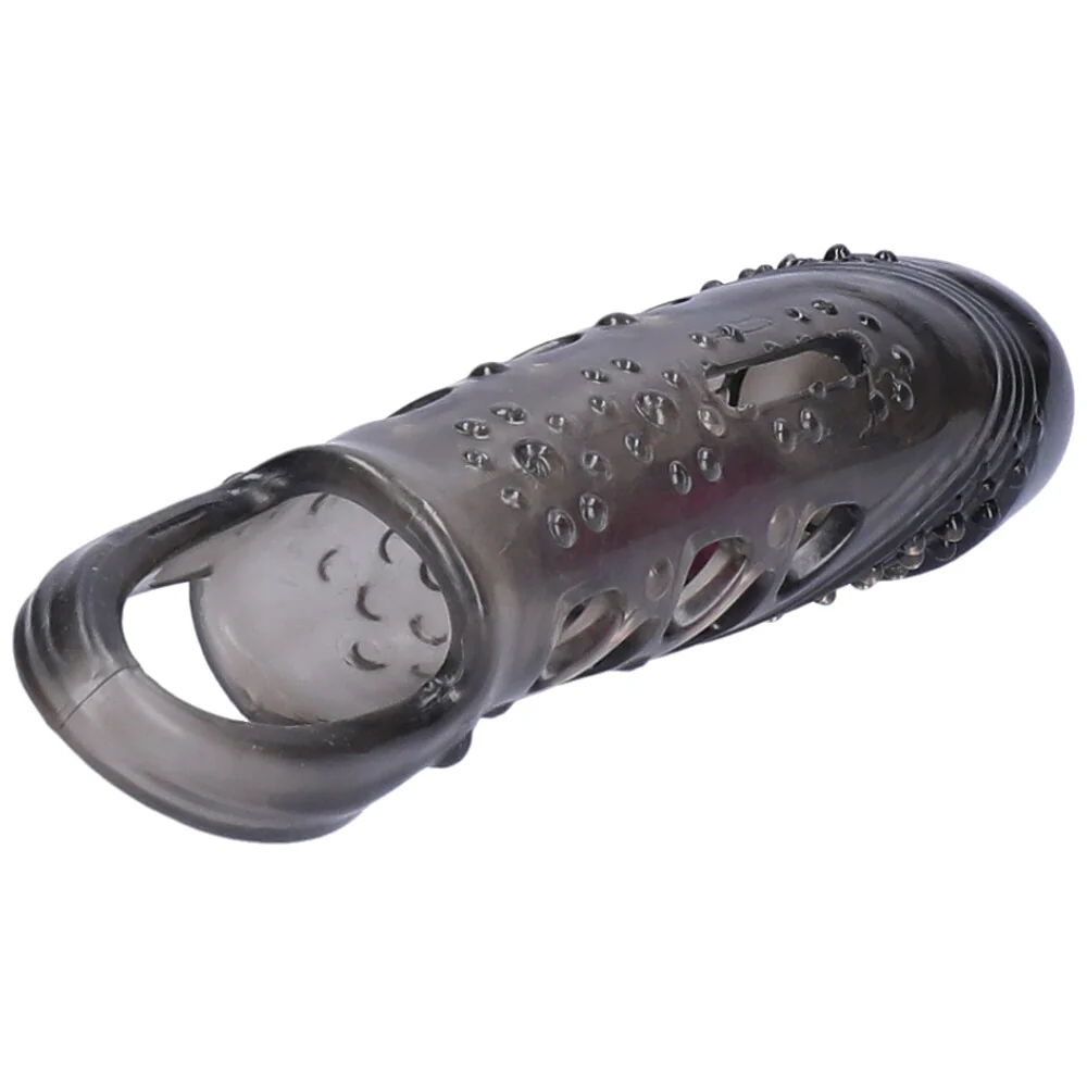 Bumpy Vibrating Penis Extender with Ball Loop - Increases Length by 1 Inch!