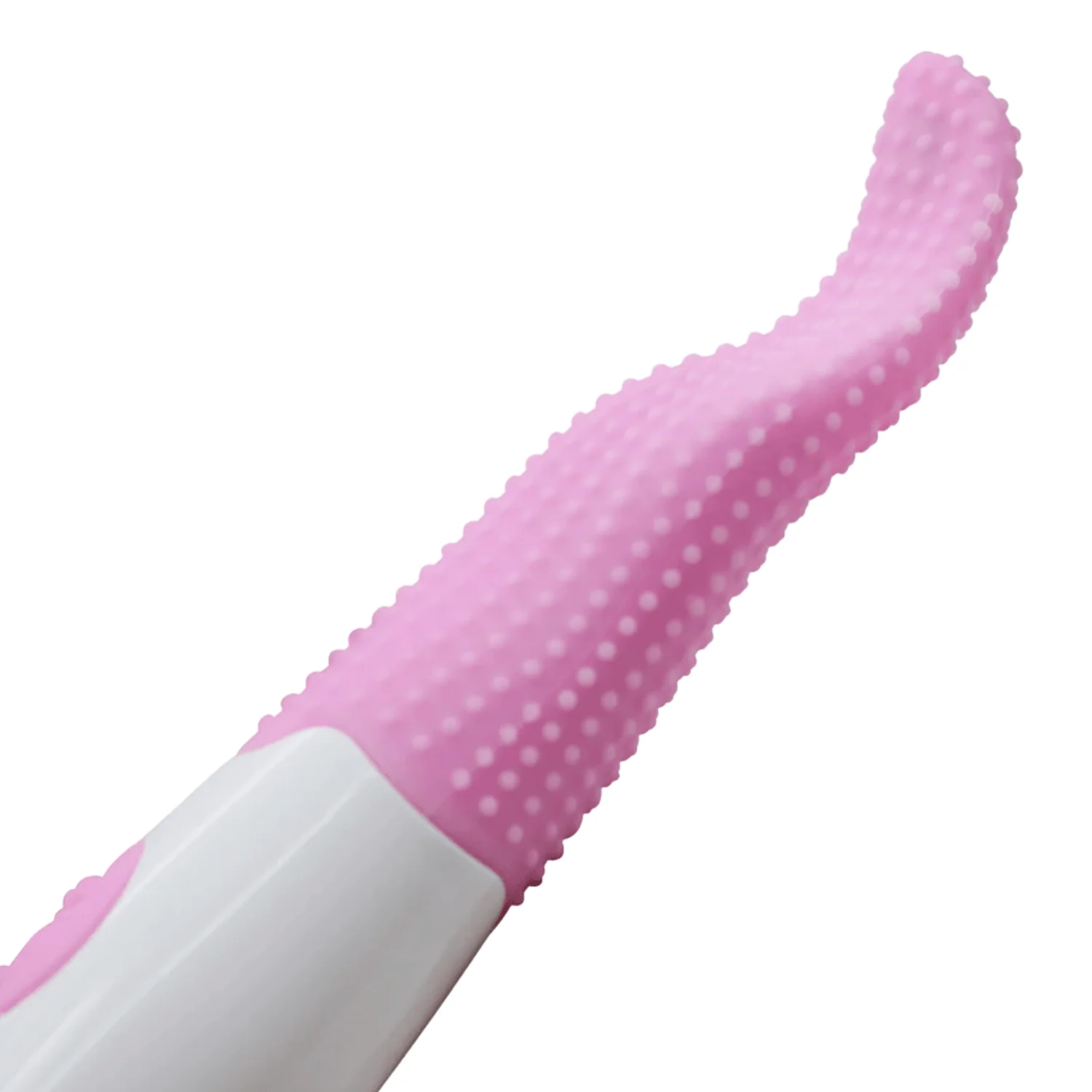 Flexible Tongue Vibrator with Nubs