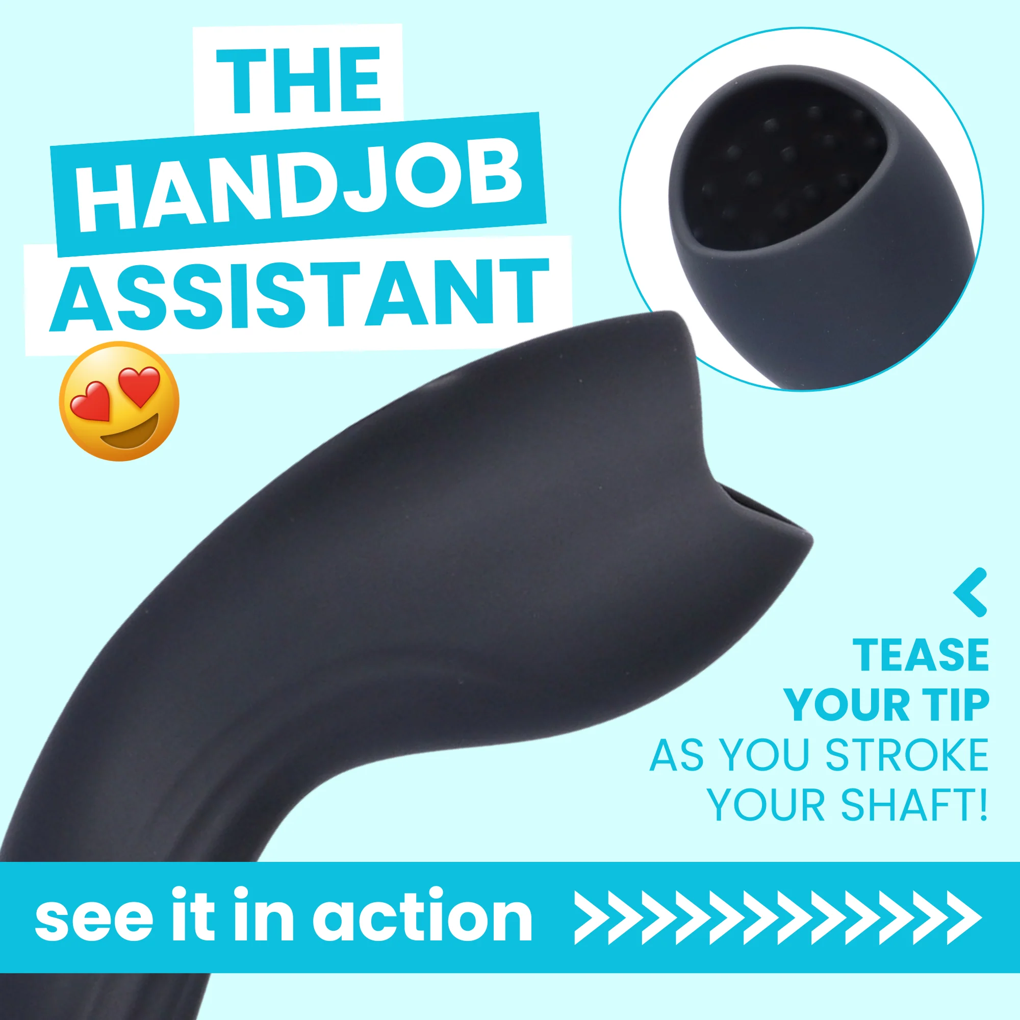 Vibrating Penis Tip Massager - F-Spot Stimulation!