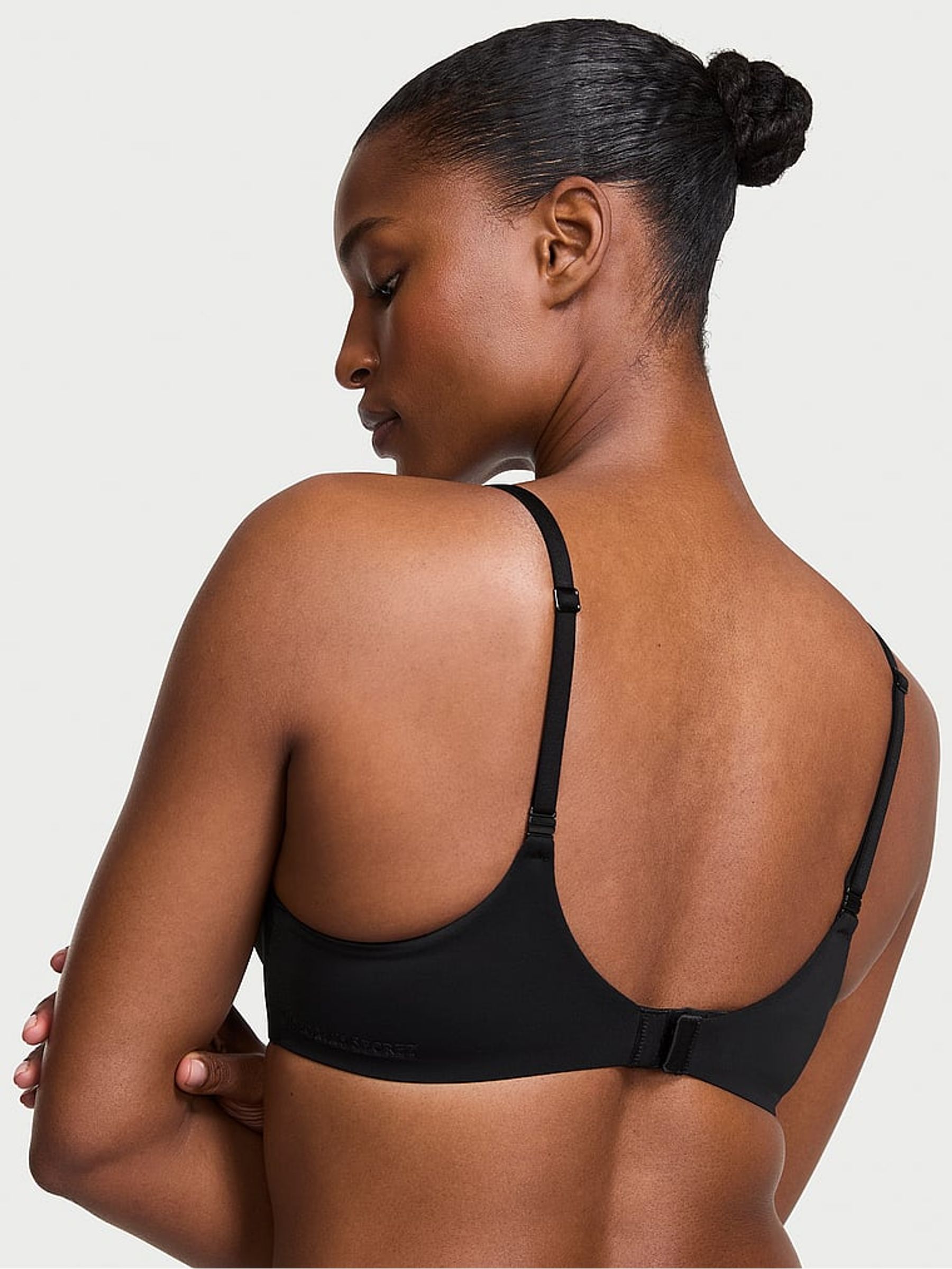 Black Lightly Lined Demi Flexfactor Bra