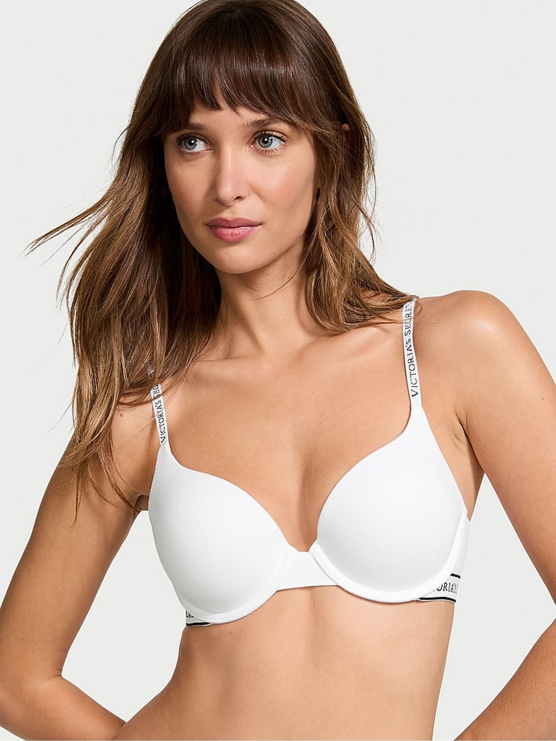 White Add 2 Cups Push Up Bra