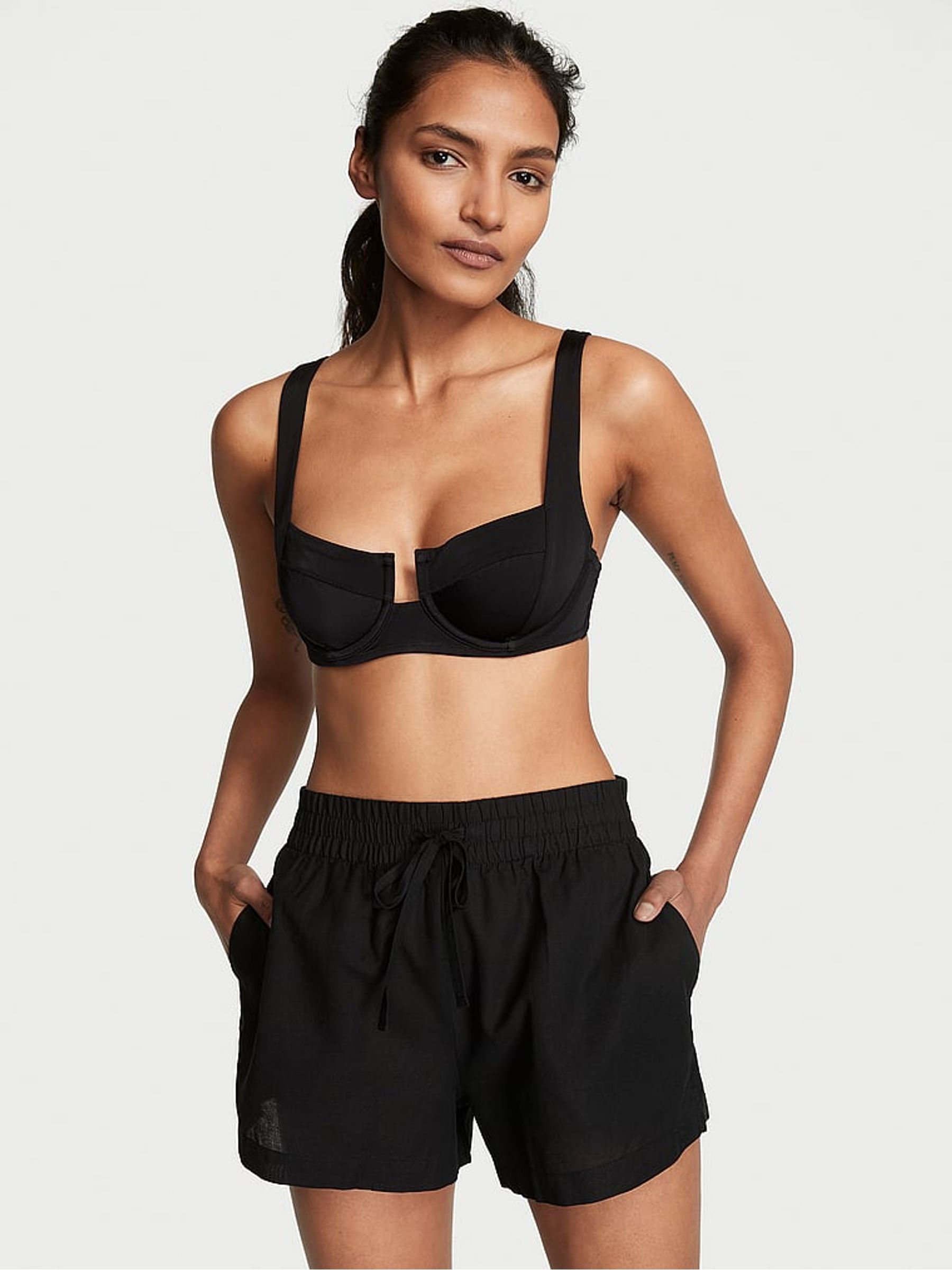 Pink Island Linen Cover Up Shorts