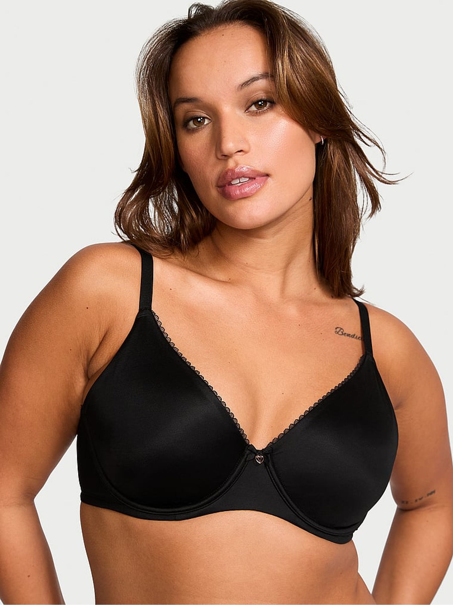 Black Minimiser Invisible Lift Bra