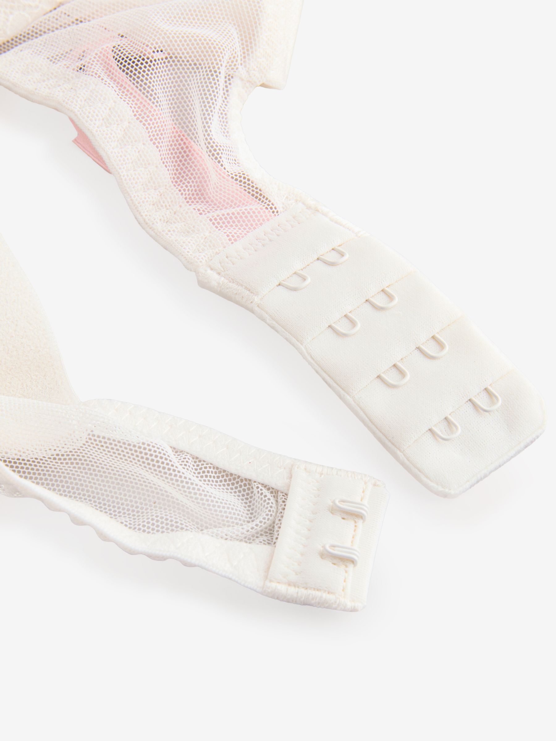 Coconut White Add 2 Cups Push Up Lace Shine Strap Bombshell Bra