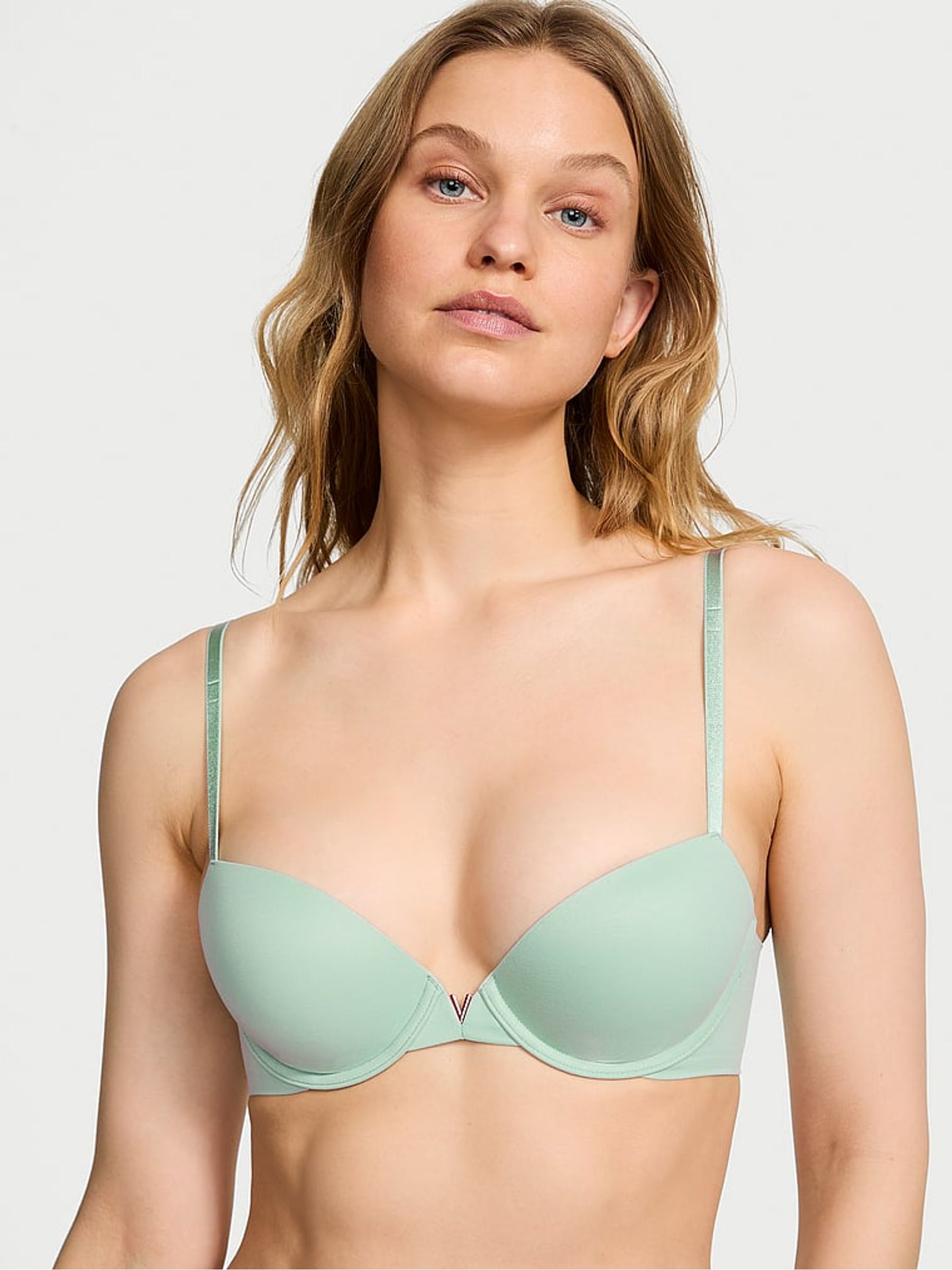 Silent Green Lightly Lined Demi Bra