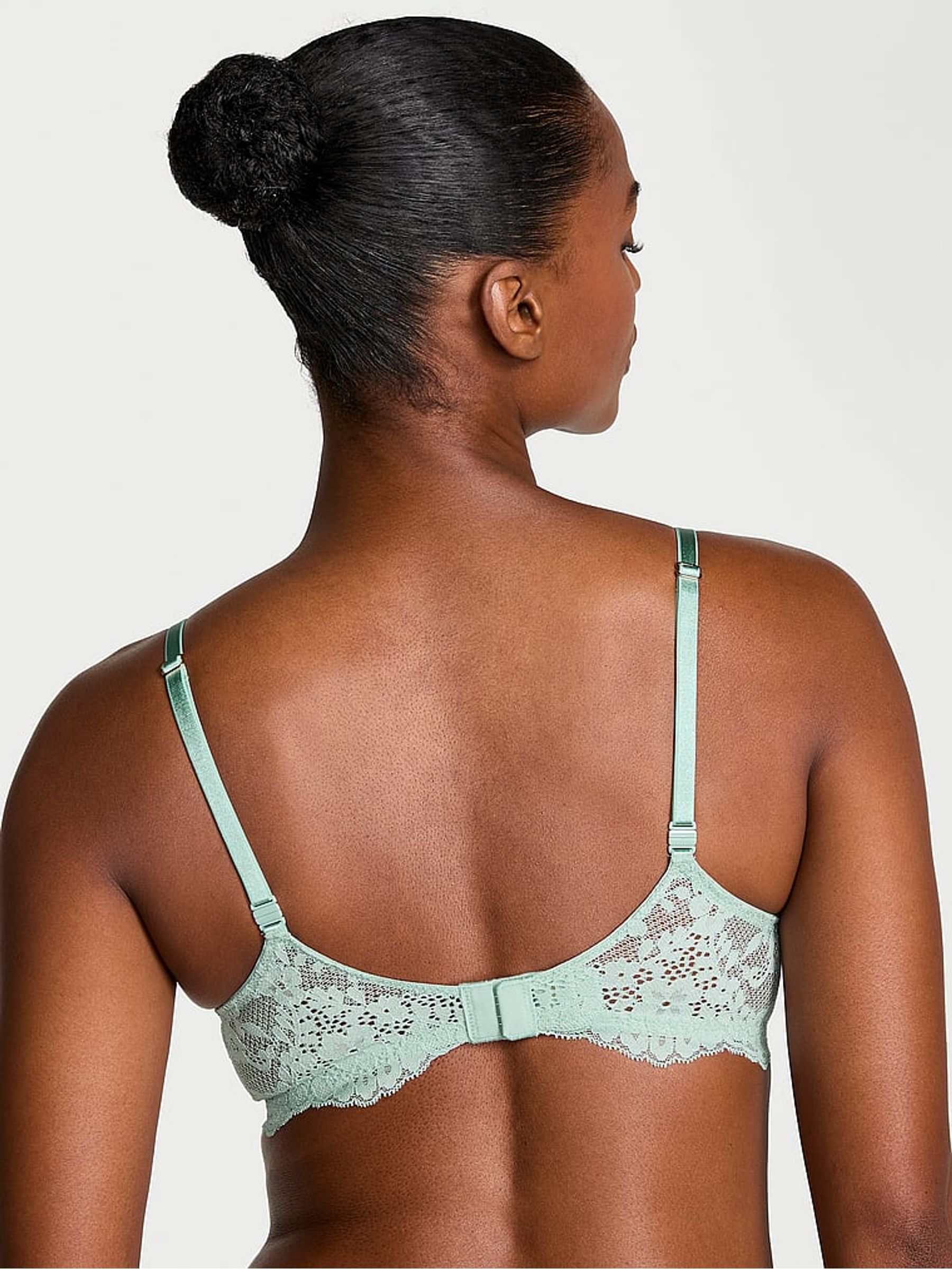 Silent Green Unlined Balcony Lace Bra