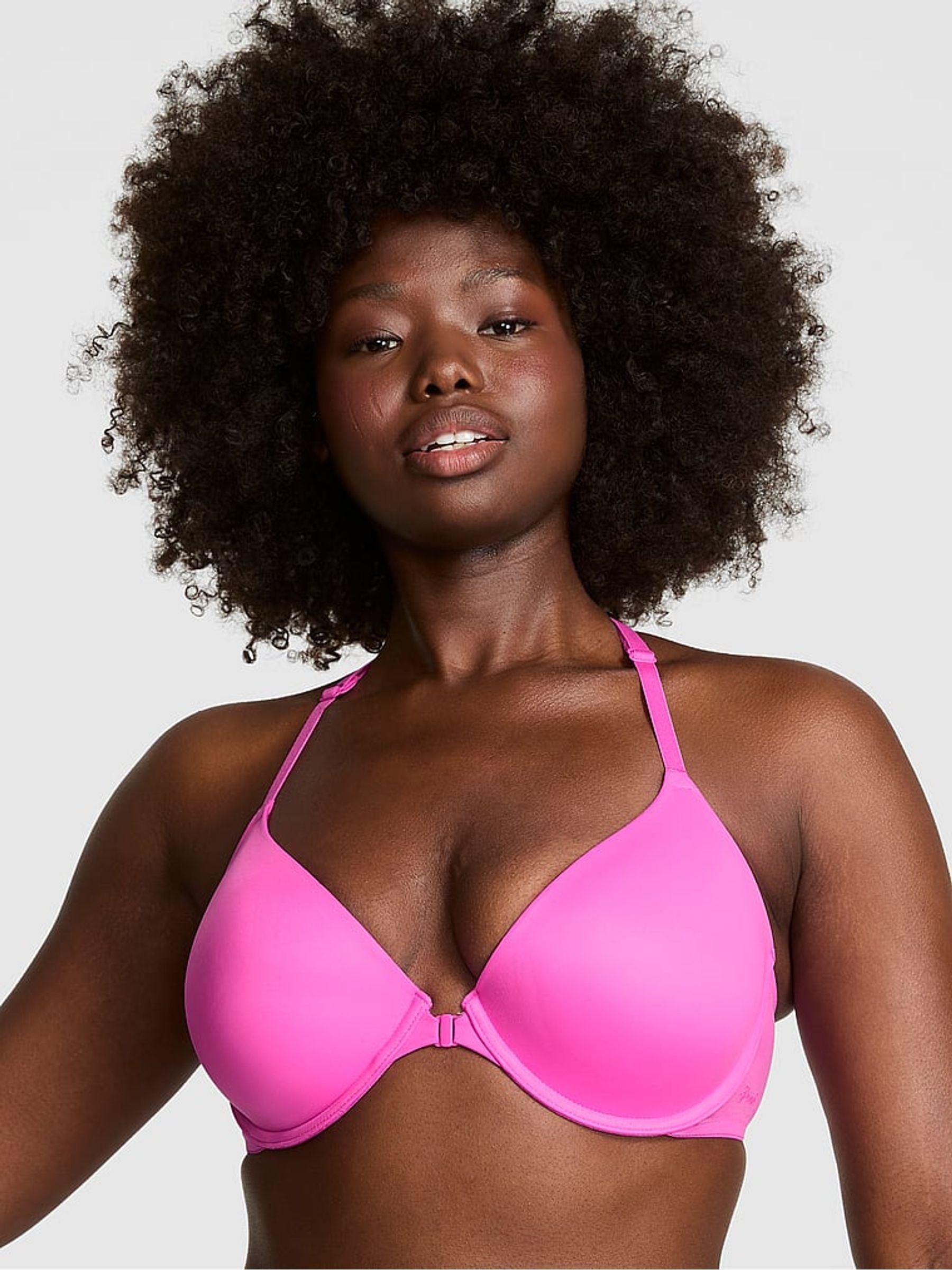 Pink Gossip Lightly Lined Front Close Bra