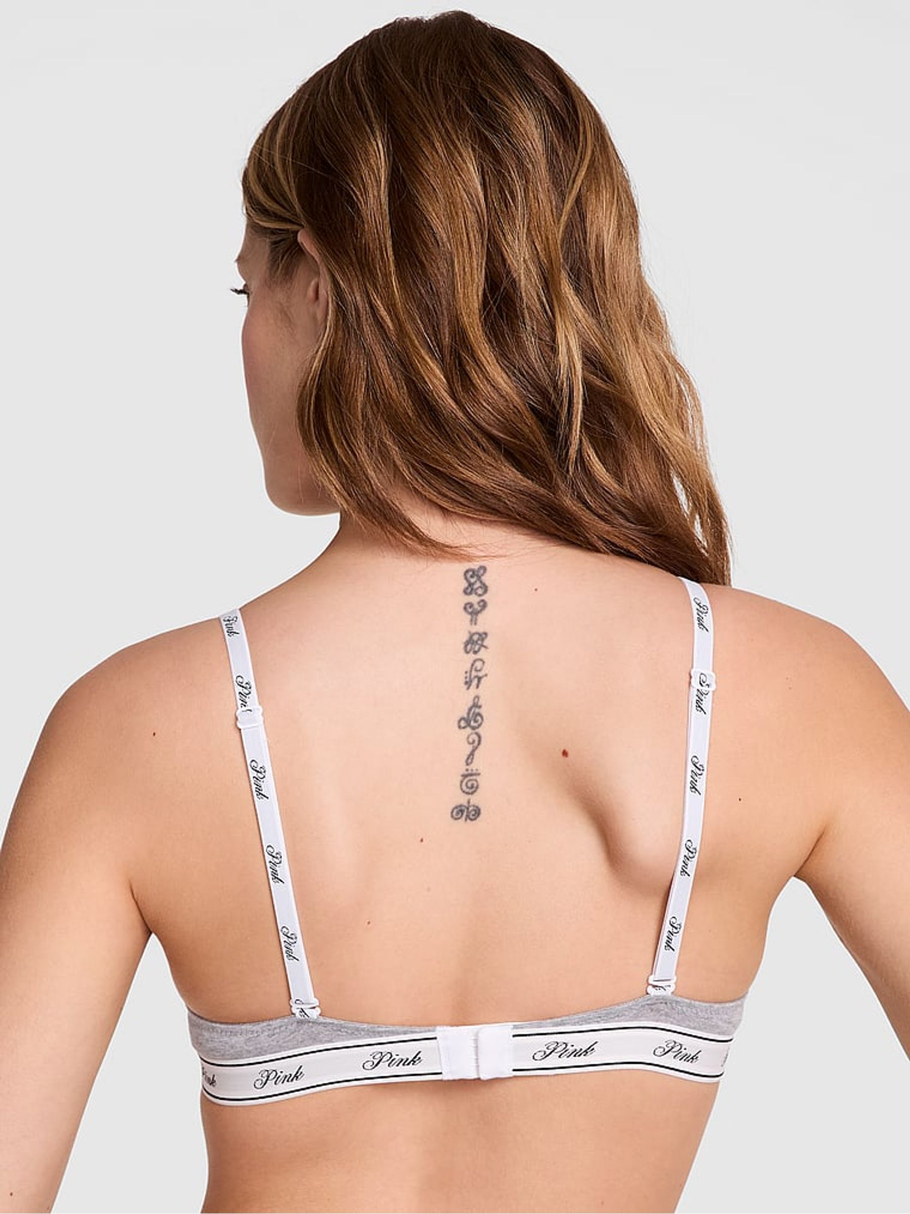 Grey Heather Non Wired Lightly Lined Bra