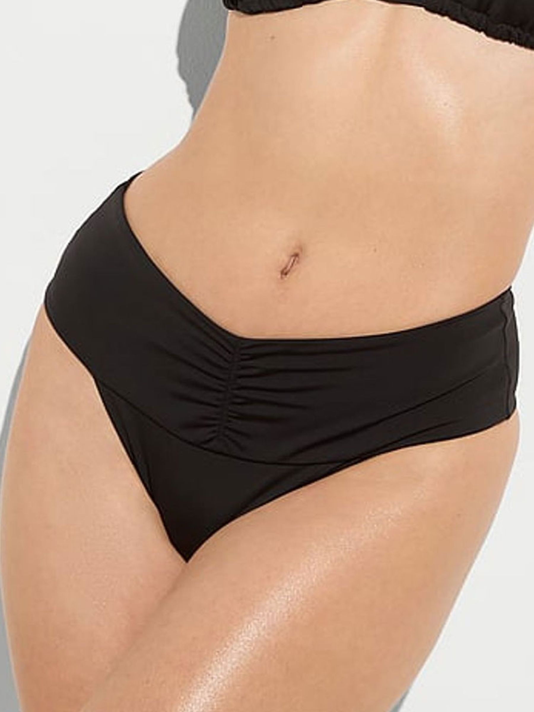 Black High Waisted Bikini Bottoms