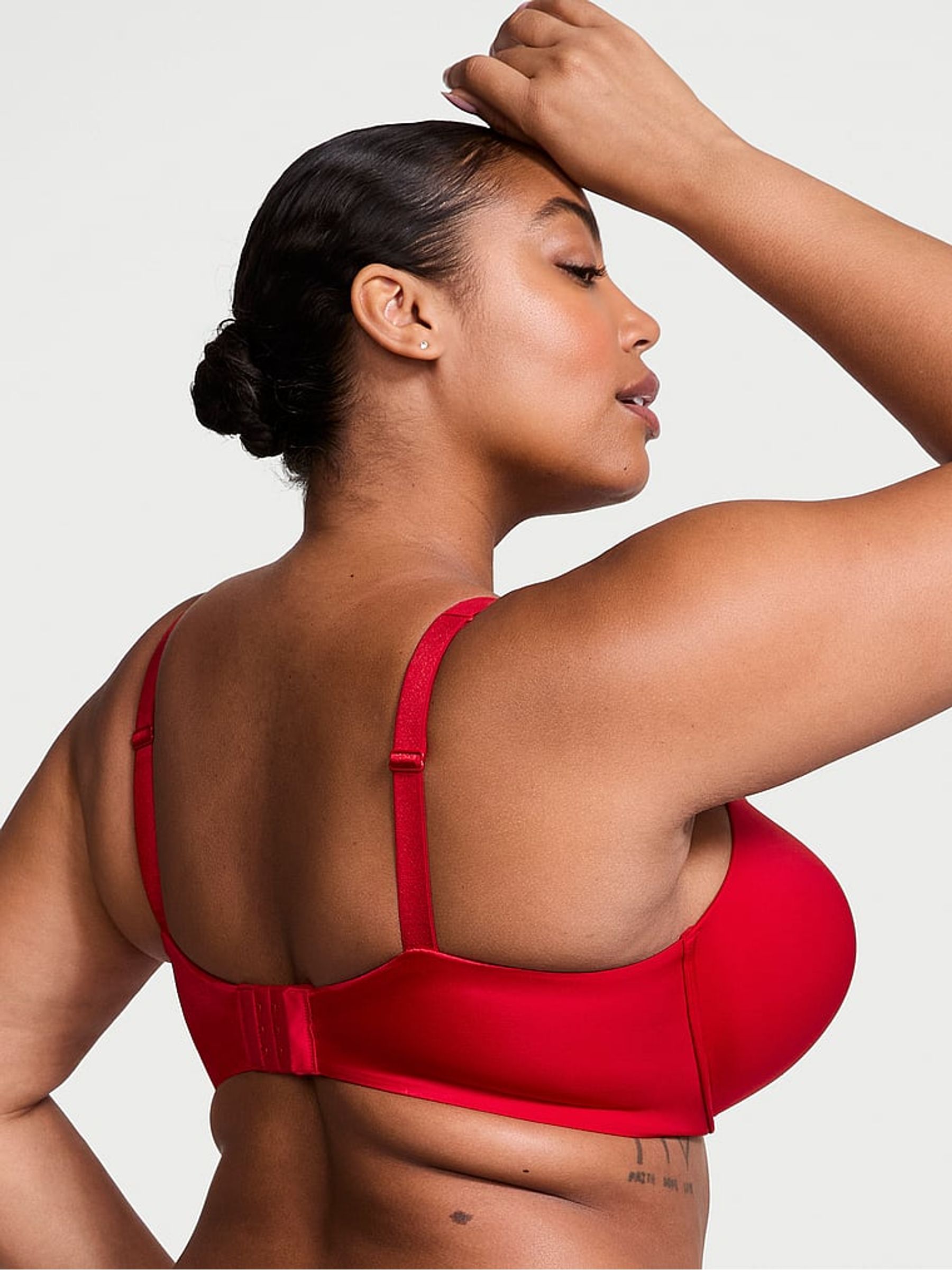 Lipstick Red Bombshell Add 2 Cups Push Up Shine Strap Bra