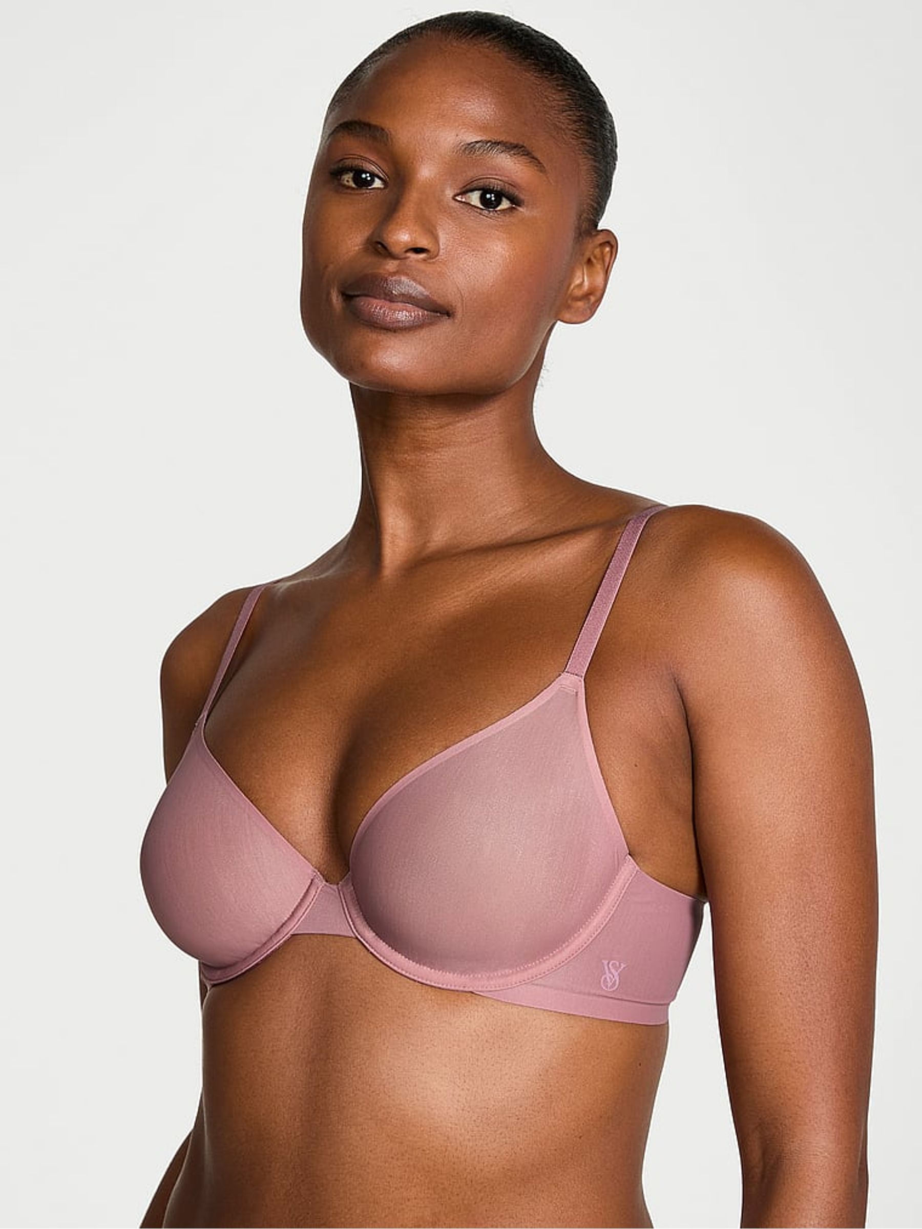 Nostalgia Rose Pink SheerSmoothing™ Unlined Demi Bra
