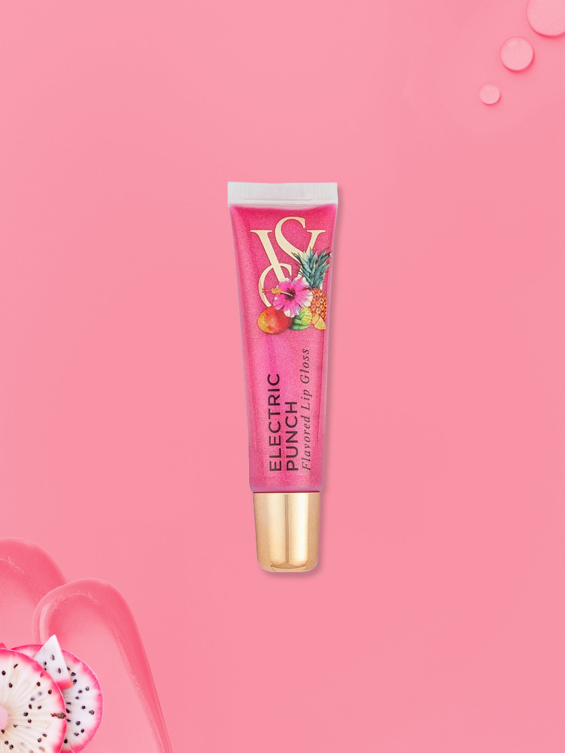 Electric Pink Punch Flavoured Lip Gloss