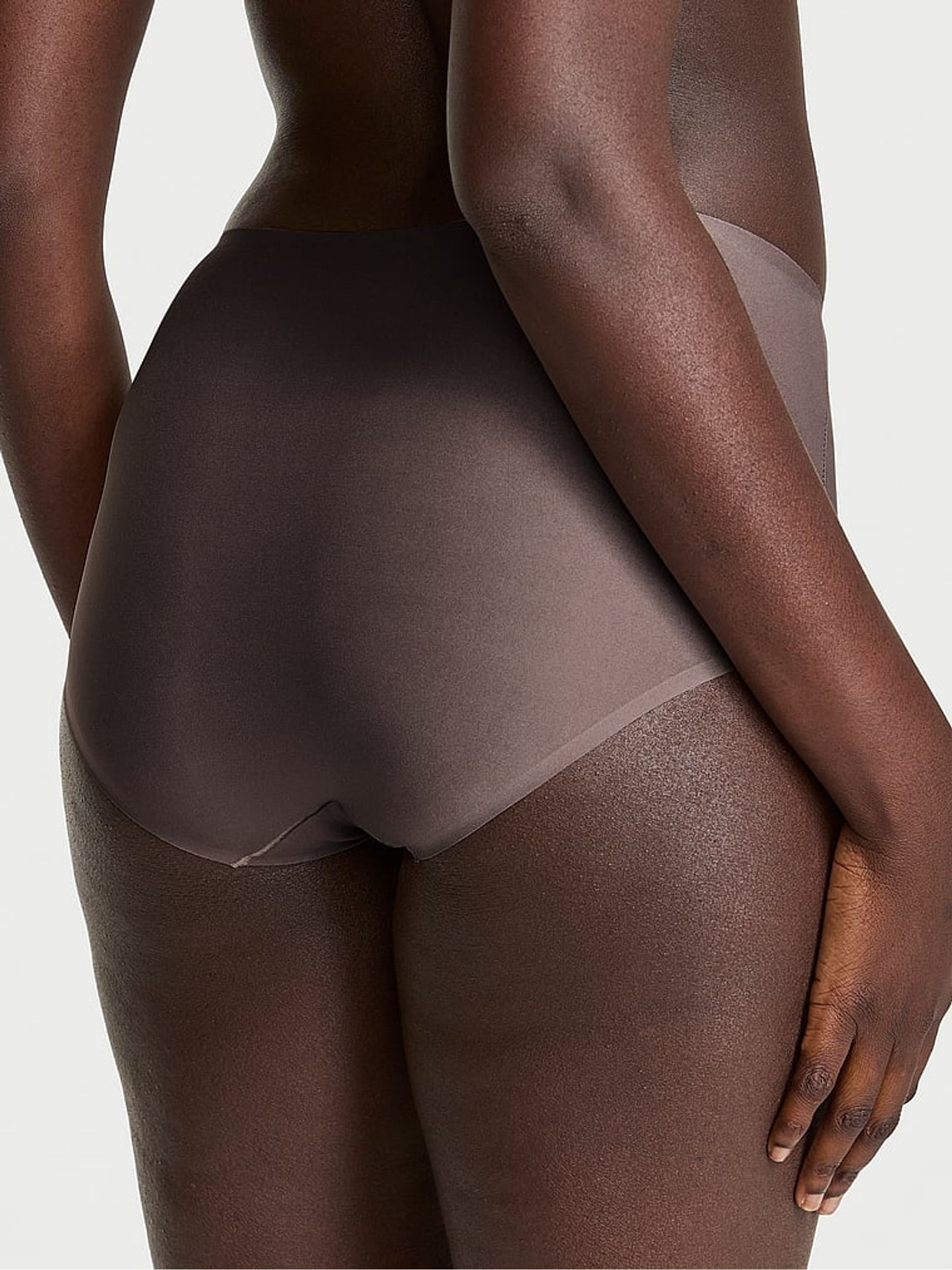 Cloudy Grey Brief Mid-Rise Knickers