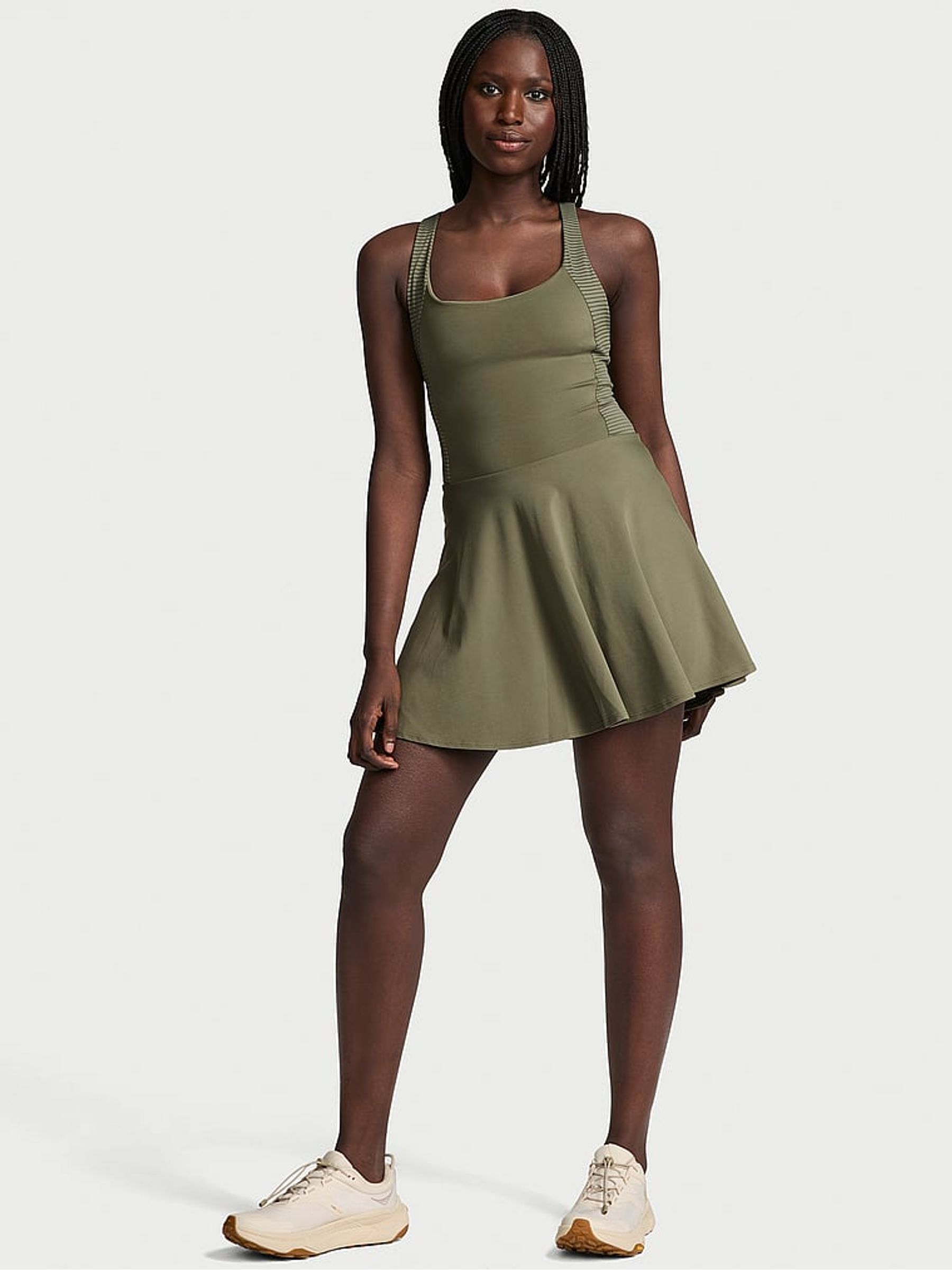 Desert Cactus Green Activate™ Racerback Dress
