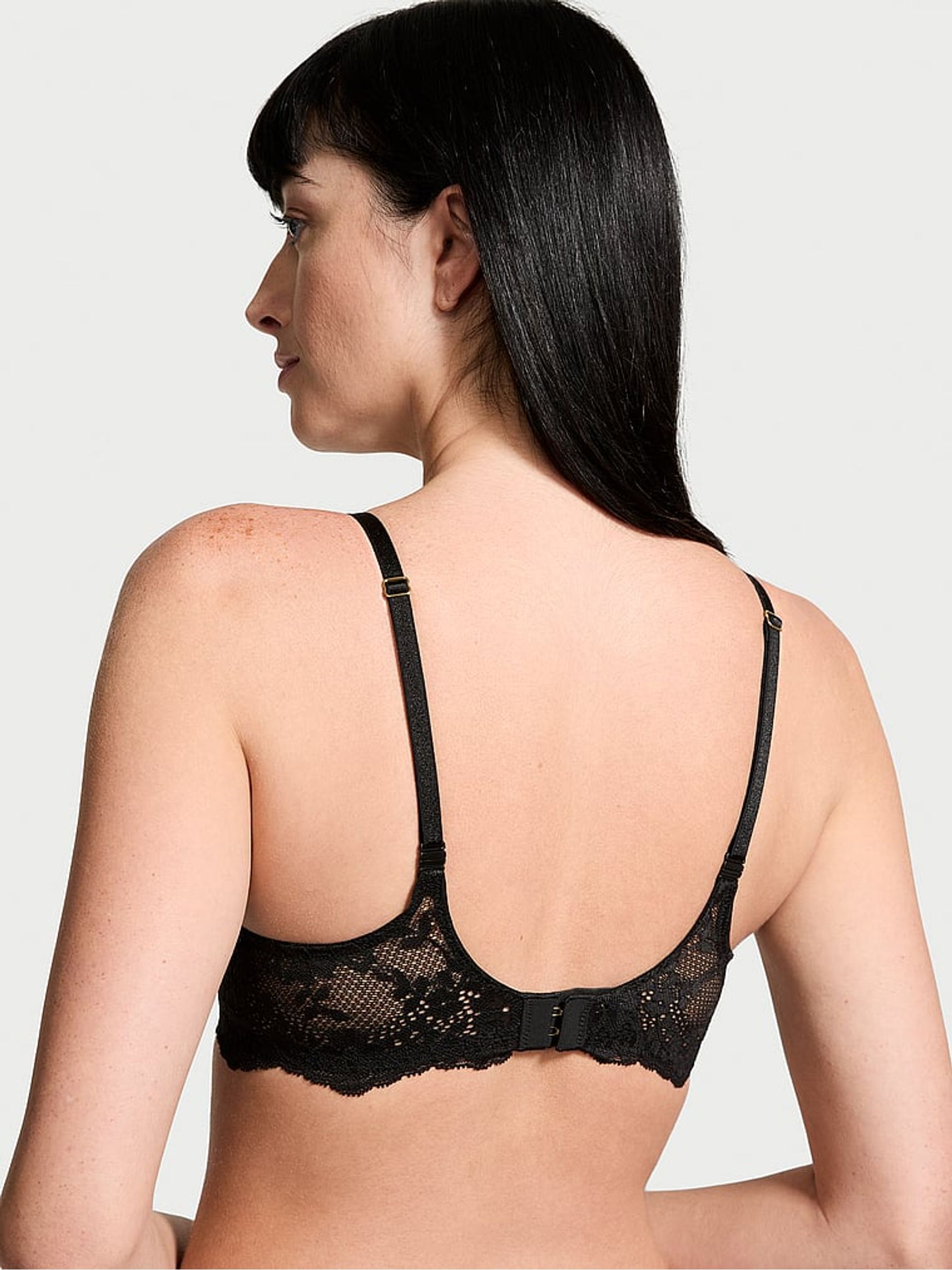 Black Push Up Lace Bra