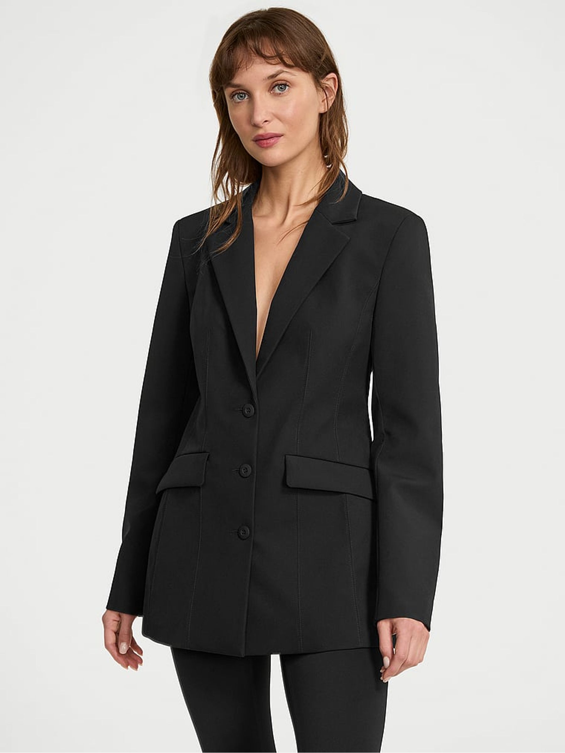 Black Nylon Blazer
