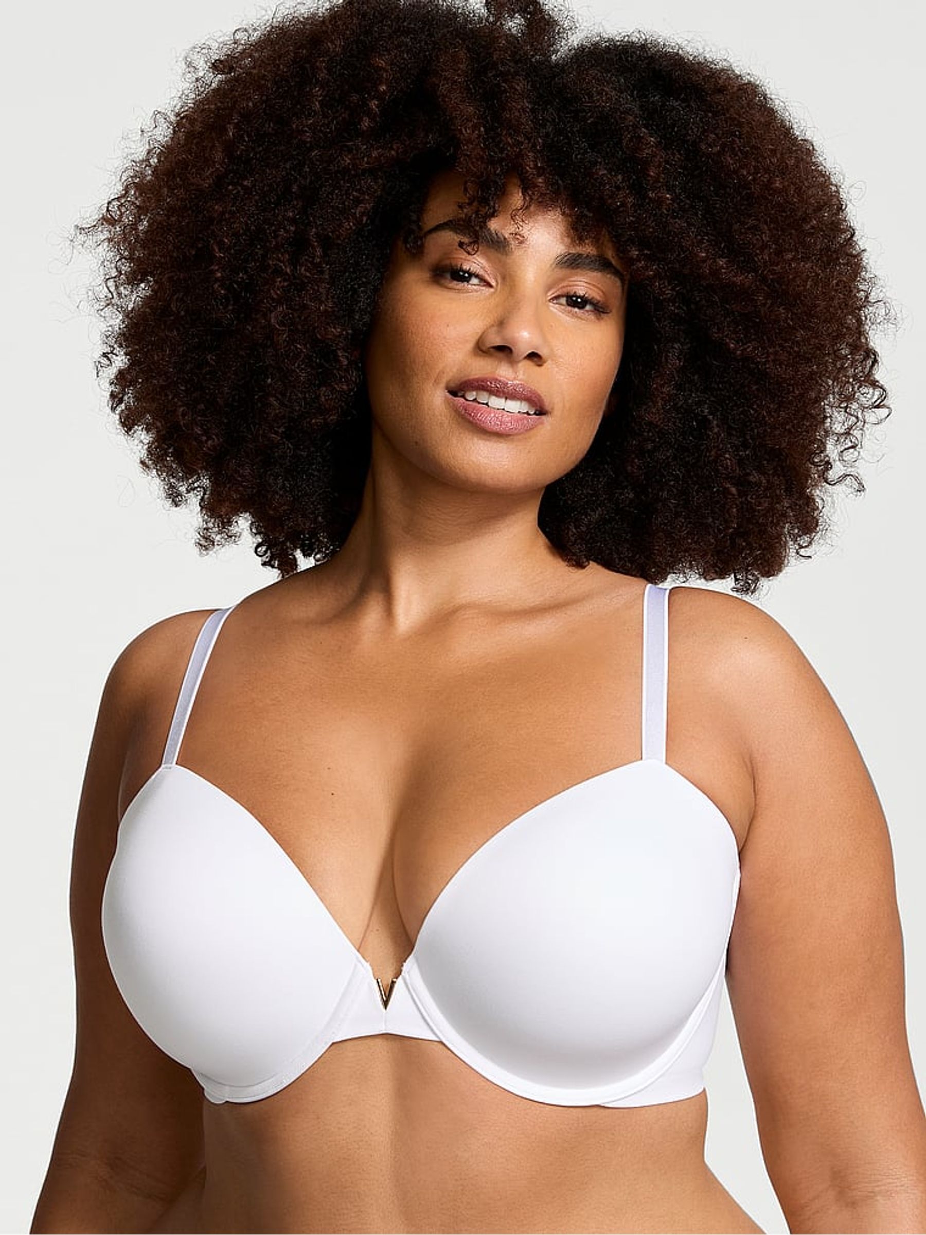 White Lightly Lined Demi Bra