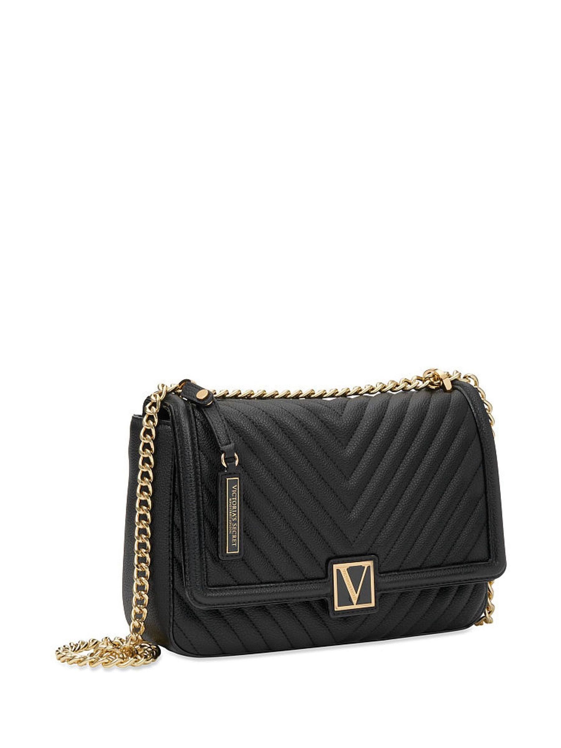 Black Lily Medium Shoulder Bag