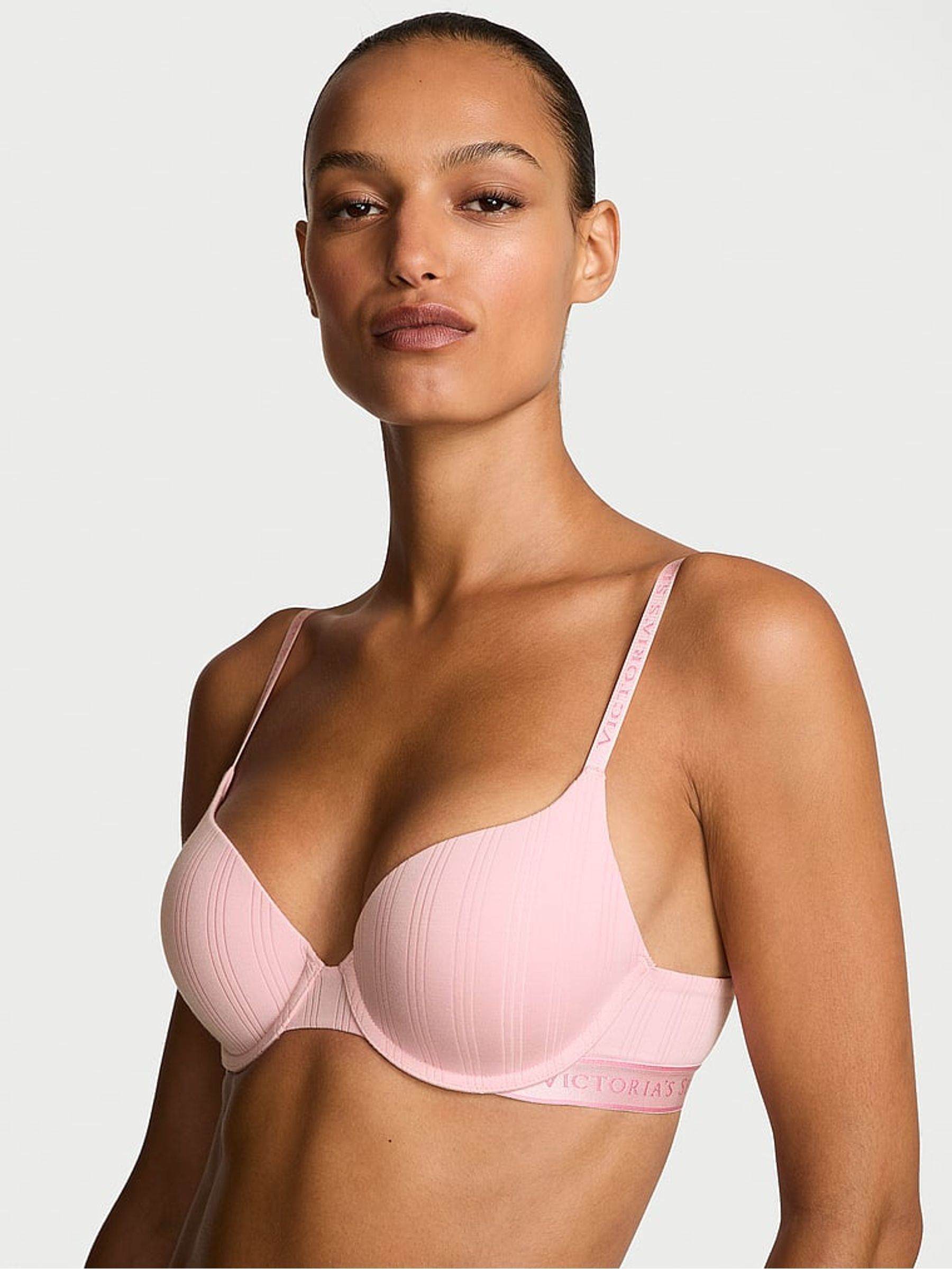Pretty Blossom Pink Full Cup Push Up Modal Bra